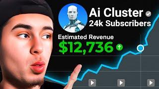 How I made $12,726 with a Faceless YouTube Automation Channel (with AI Voice)