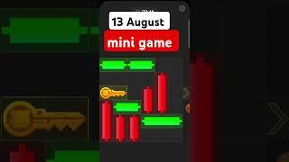 13 August Hamster kombat daily mini game #hamasterkombatdailyminigame