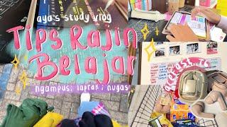 Tips Rajin Belajar| Aya’s College Vlog ; ngampus, laprak, nugas 