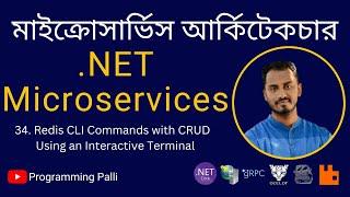 34. Redis CLI Commands with CRUD:  Using an Interactive Terminal for Connection and Data Operations