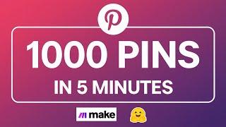 How I Generate 1000 Pinterest Pins In 5 Minutes With AI