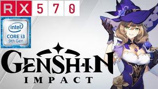 Genshin Impact | RX 570 4GB + I3 9100F | 1080p, Max Settings