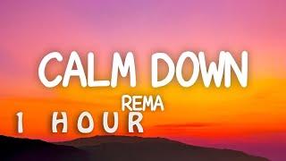 [1 HOUR  ] Rema - Calm Down (Lyrics)