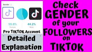 How to Check the Gender of your Followers on TikTok | How to view TikTok Analytics with Pro TikTok