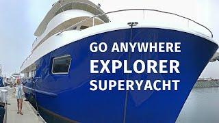 $6,900,000 ALLSEAS 92 EXPEDITION Explorer SuperYacht Tour Liveaboard Travel AROUND THE WORLD Yacht