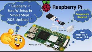 How to Setup Raspberry Pi Zero W , Zero 2 W  in Headless Method " 2023 update