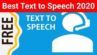 Top 5 Best Text to Speech Software 2020