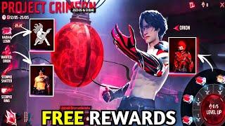 Project Crimson Event Free Fire | New Legendary Bundle Free Fire | Free Fire New Event |Ff New Event