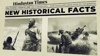 History On Newspaper | Newspaper Slideshow | After Effects template