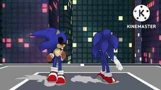 [MMD Sonic.exe and Sonic dancing GangMan Style.