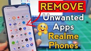REMOVE UNWANTED APPS from REALME PHONES | No ROOT | Remove Annoying Bloatware Apps without Root
