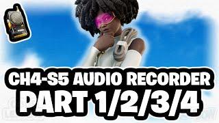 Fortnite Doctor Slone Quest Audio Recorder Voicelines Part 1/2/3/4 (CH4-S5) [v27.00]