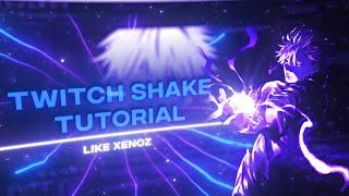 Easy Twitch Shake Tutorial | After Effects ft. @XenozEdit