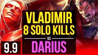 Improve your skill as VLADIMIR vs DARIUS (TOP) | 3 early solo kills | BR Grandmaster | v9.9