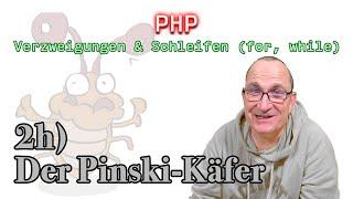 HTML/PHP 2g - While-Schleife in PHP: Der Pinski-Käfer