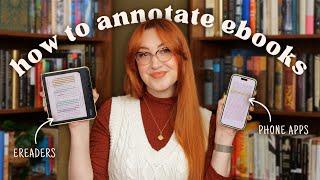  How To Annotate eBooks  get more out of reading digitally with these tips + tricks!