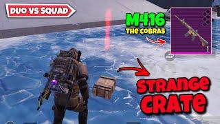 I Found Strange CRATE In Arctic Base  - M416 Only Duo vs Squad Challenge | Pubg Metro Royale