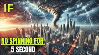 What If The Earth Stopped Spinning For 5 Seconds? || What If Guru