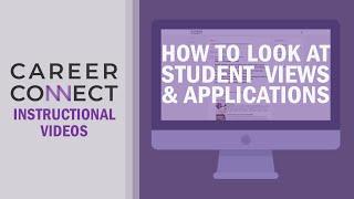 CHECKING APPLICATIONS – CareerConnect