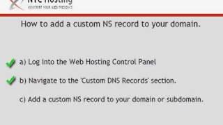 How to Add a Custom NS Record to Your Domain or Subdomain