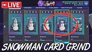 WINTER FESTIVAL EVENT GRIND! NBA 2k25 Myteam Trying to Get These Dark Matter Snowman Cards *LIVE*