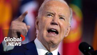 NATO summit: Biden delivers remarks to commemorate alliance's 75th anniversary | FULL