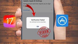 how to fix verification failed an unknown error occurred|verification failed apple id|2024