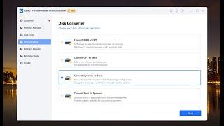 Convert Dynamic Disk to Basic Disk Partition