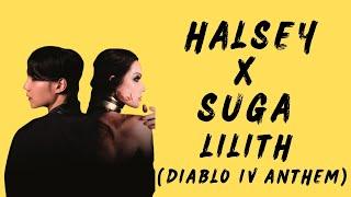 HALSEY X SUGA - LILITH (DIABLO IV ANTHEM) Color Coded Lyrics