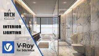 Interior Lighting in VRay 3DS MAX 2021 || V-RAY5