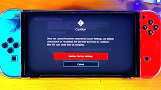 How To Factory Reset Nintendo Switch OLED | Full Tutorial