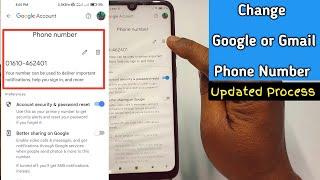 How To Change Google or Gmail Phone Number 2024