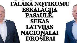 Tālākā notikumu eskalācija pasaulē. Sekas Latvijas nacionālai drošībai.