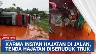 Gak Ngotak Bikin Tenda Tutup Jalan, Hajatan Berakhir Apes!