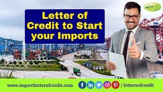 Letter of Credit | Import Letter of Credit | DLC MT700 | LC at Sight