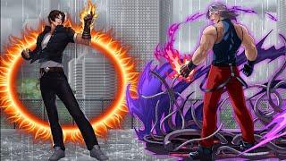 [Mugen KOF]  Kyo Kusanagi Team vs Rugal Bernstein Team