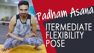 Lotus Pose Tutorial for Beginners | Padmasana ka asaan tarika | Axeemyoga