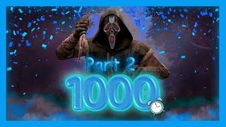 1000 MINUTES OF GHOSTFACE PART 2 (1k Special) | Dead By Daylight