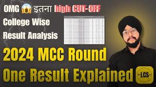 Detailed Analysis Of Round -1 AIQ Results| College wise Cutoff | North India Cutoff | Cutoff 2024 