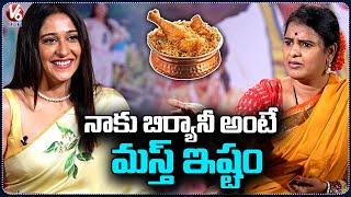 Heroine Regina Cassandra Comments On Hyderabad Biryani | Utsavam Movie | V6Ent