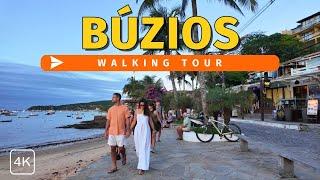 Buzios Walking Tour | Brazil in 4K with Captions