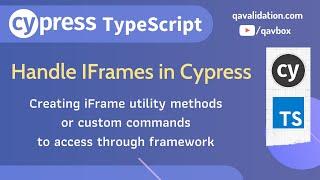 Cypress to automate iFrame elements | creating custom command for iFrame