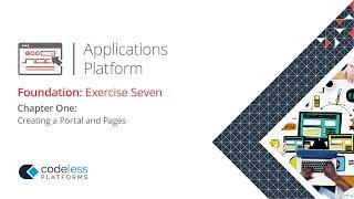 Applications Platform Foundation: Exercise 7 - Chapters 1 | Creating a Customer Portal and Pages