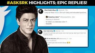 #AskSRK: Shah Rukh Khan's STRONG HINT for his next film, SCHOOLING a fan & more SAVAGE replies