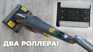 Deerma DEM-VX96W: моющий вертикальный пылесос с двумя роллерами и авто режимом ОБЗОР и ТЕСТ