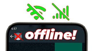 How To Appear Offline On WhatsApp (When you're online)