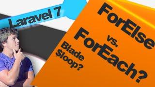 [Lesson 16]  Better than Laravel Blade ForEach?  (Plus Blade's $loop variable, it's quite awesome)