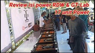 Review isi 17 unit power RDW dan GT-Lab syawalan komunitas sound system jogja