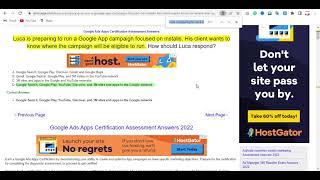 Submitting a certification verification request-Google ads apps certification answers 2022.