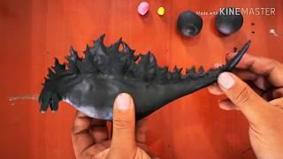 Godzilla 2019 en plastilina |tutorial